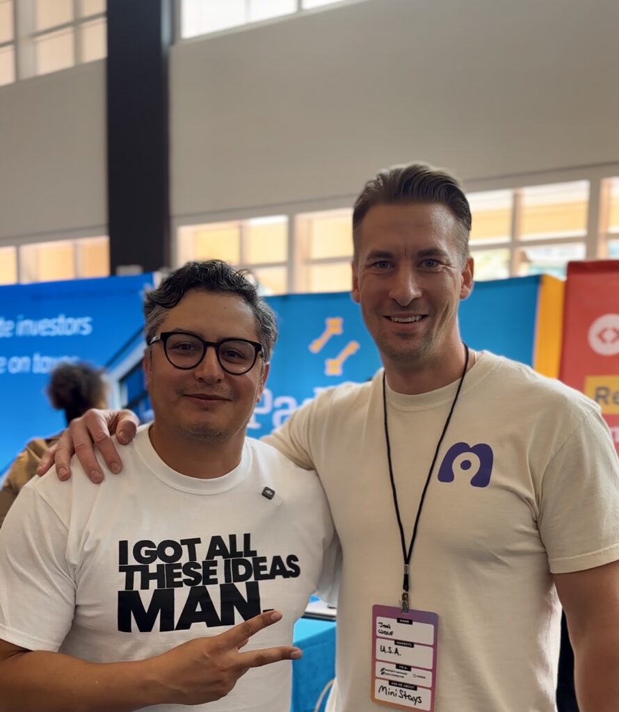 MiniStays CEO Jon Wolf and Jesse Vasquez at MTR Summit 2025