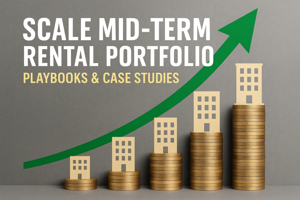 scale mid-term rental portfolio
