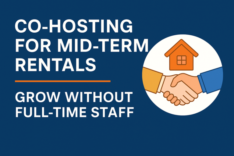co-hosting for mid-term rentals
