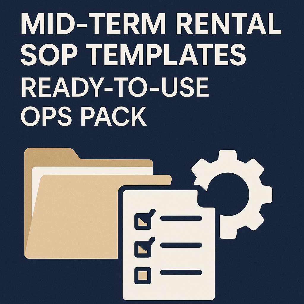 mid-term rental SOP templates