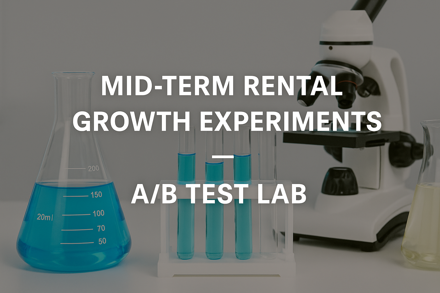 Mid-Term Rental Growth Experiments — A/B Test Lab - MiniStays Blog