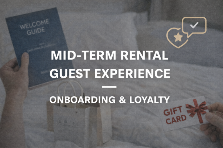 mid-term rental guest experience