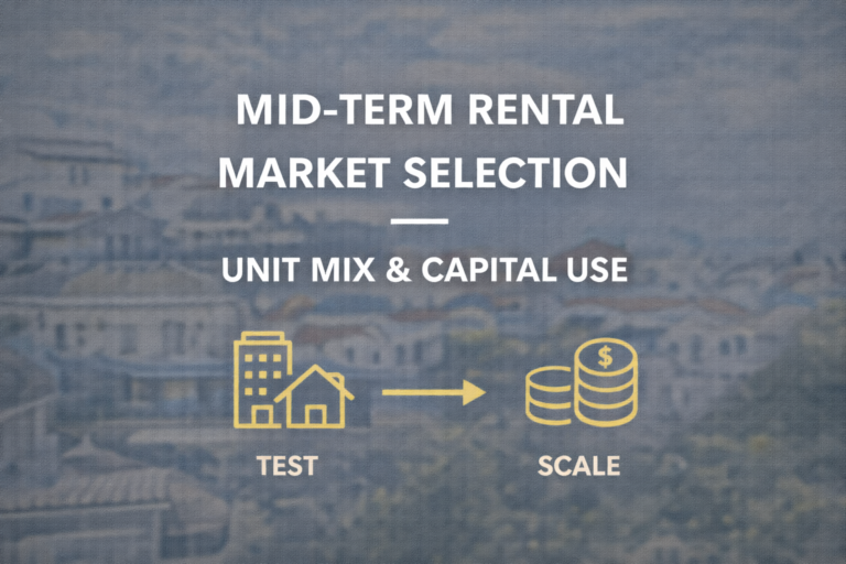 mid-term rental market selection
