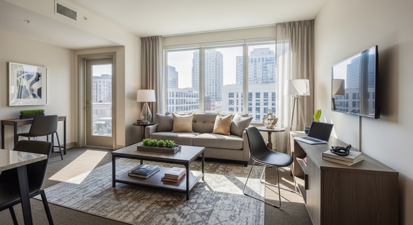 Mid-Term Rentals: Smart Flexible housing for professionals, travel nurses, and remote workers. Discover comfortable furnished homes across the USA with MiniStays.