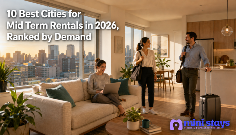 Best Cities for Mid Term Rentals: Top 10 in 2026