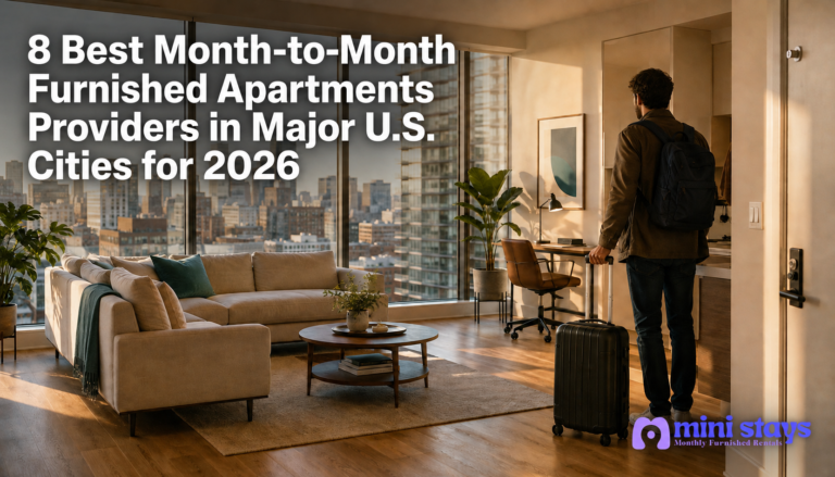 8 Best Month-to-Month Furnished Apartments Providers in Major U.S. Cities for 2026