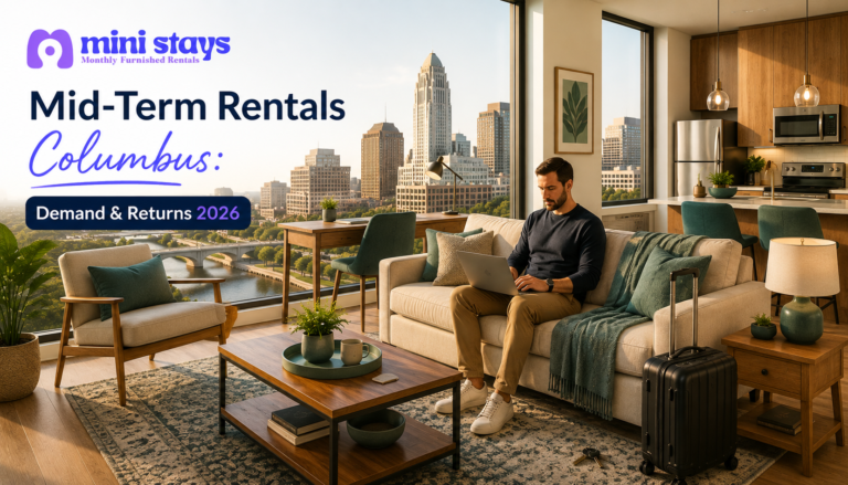Mid-Term Rentals Columbus: Demand & Returns 2026