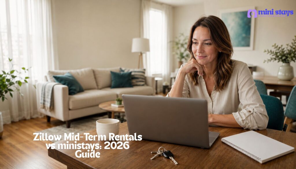 Zillow Mid-Term Rentals vs ministays: 2026 Guide