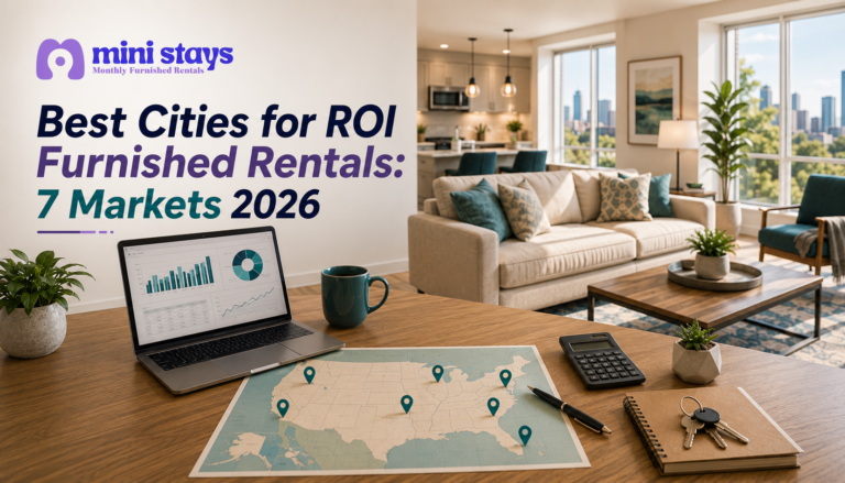 Best Cities for ROI Furnished Rentals: 7 Markets 2026